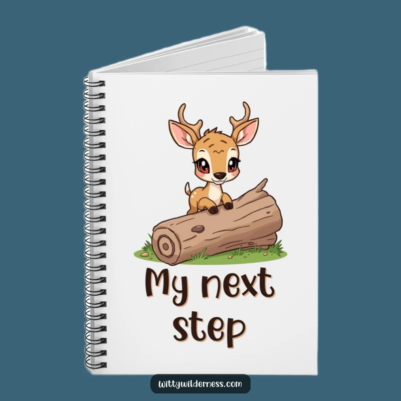Funny Deer Notebook: Determined Thoughts, Perfect for Notes & Gifts