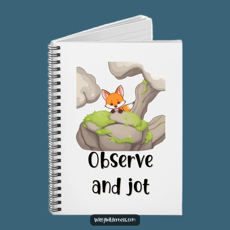 Funny Fox Notebook: Curious Thoughts, Perfect for Notes & Funny Gifts