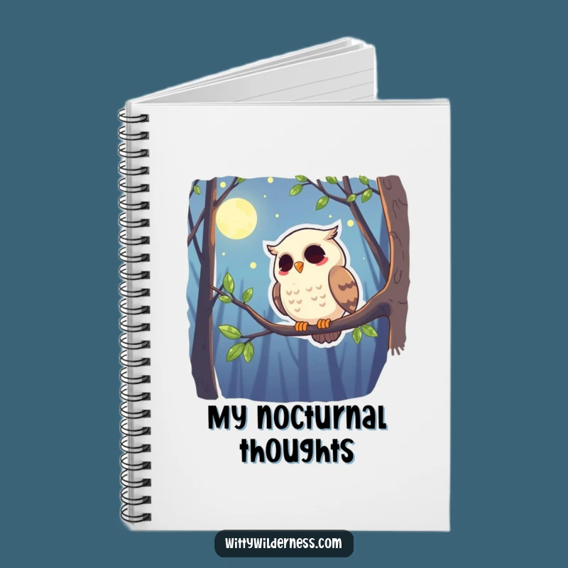 Funny Owl Notebook: Giggling Thoughts, Perfect for Notes & Gifts